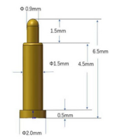 PCB DC Magnetic Pogo Pin SMT 6.5m