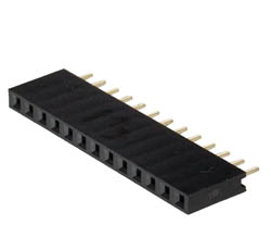 pbs-1x13 (pbs-13) (ds1023-1*13sf1) Гнёзда в плату однорядные, шаг 2.54 мм. оптовые поставки компанией Восточный поток