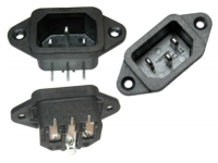 AC-25 вилка угловая с ушами (KLS1-AS-301-5)