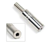 Разъем аудио 2,5 мм гнездо стерео на кабель, метал