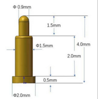 PCB DC Magnetic Pogo Pin SMT 4m