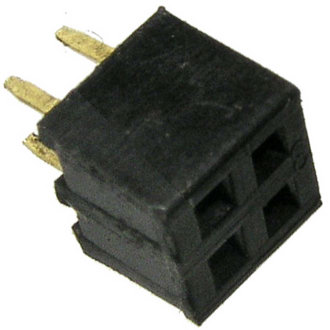 pbd-2 2x02 (pbd2-4) (ds1026-05-2x2s8bv) Гнёзда в плату с шагом 2.0 мм. оптовые поставки компанией Восточный поток