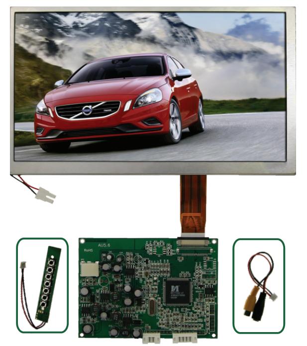 монитор lcd al7.0" 480x234 с входом av Дисплей+контроллер (комплекты) оптовые поставки компанией Восточный поток