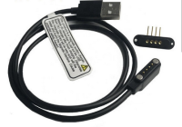 Зарядный провод USB3-магнитный разъем угловой Pogo Pin 4p2.54m