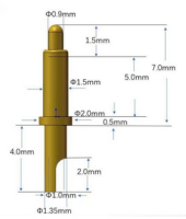 PCB DC Magnetic Pogo Pin Solder 7m пайка