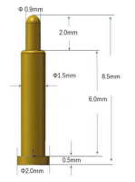 PCB DC Magnetic Pogo Pin SMT 8.5m