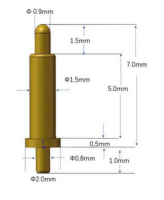 PCB DC Magnetic Pogo Pin DIP 7m