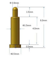 PCB DC Magnetic Pogo Pin SMT 6m