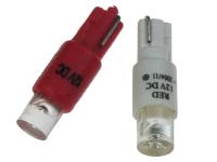 LED красный 12V, с цоколем (SLED-5WB-121R)