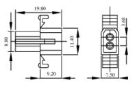 MFD-1x2F-корпус черный