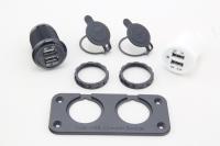 USB Socket Button с двойной панелью