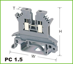 pc1.5-01p-11-00a(h) Клеммные колодки для DIN-рейки оптовые поставки компанией Восточный поток