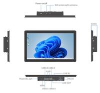 EMDOOR P18J Intel Core N5100 18.5" industrial Panel PC Windows