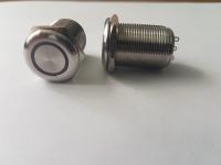 Сенс кнопка красн, 19mm, плоская, moment, ножки