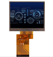 3.5'' TSN035G047MQN-45W,320×240,(),1000кд/м2,300:1, 24Bit,RGB+SPI,54