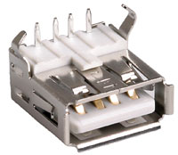usb a - fr (usba-1f) kls1-181a-w Разъёмы USB оптовые поставки компанией Восточный поток