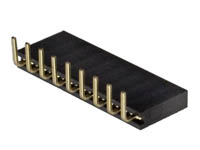 pbs-r 1x09 (ds1024-1*9rf1) Гнёзда в плату однорядные, шаг 2.54 мм. оптовые поставки компанией Восточный поток