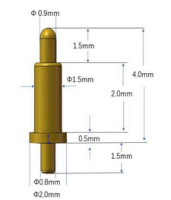PCB DC Magnetic Pogo Pin DIP 4m