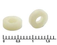 Стойка для платы круглая пластик d7-3x2