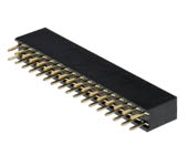 pbd 2x17 (pbd 34) (ds1023-2*17sf1) Гнезда в плату двухрядные,  шаг 2.54 мм. оптовые поставки компанией Восточный поток