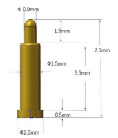 PCB DC Magnetic Pogo Pin SMT 7.5m