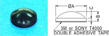 rf-002 (a=10.0, b=2.8, c=1.0) Резиновые ножки и стойки для плат оптовые поставки компанией Восточный поток