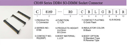 Слот для DDR4 260 pin