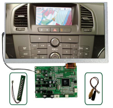 Монитор LCD A8.5" 480x234 с входом AV